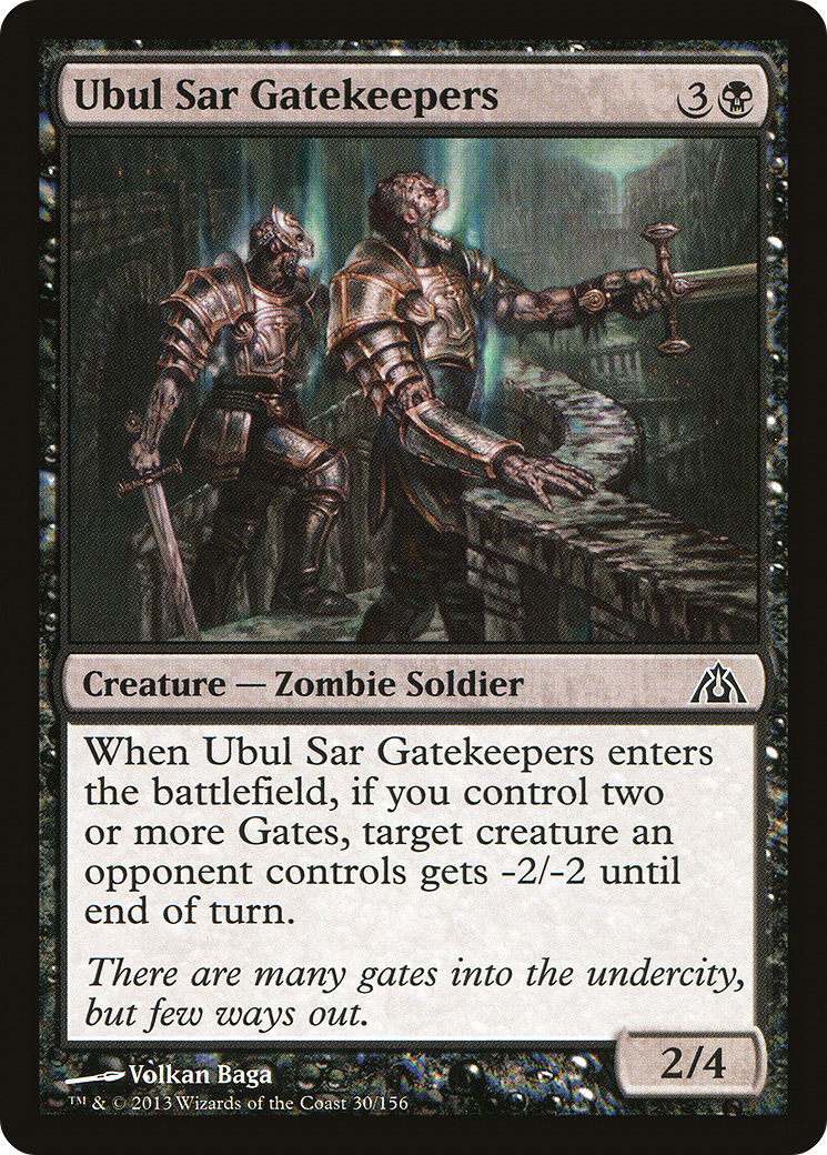 Ubul Sar Gatekeepers (030) Foil - Dragon's Maze