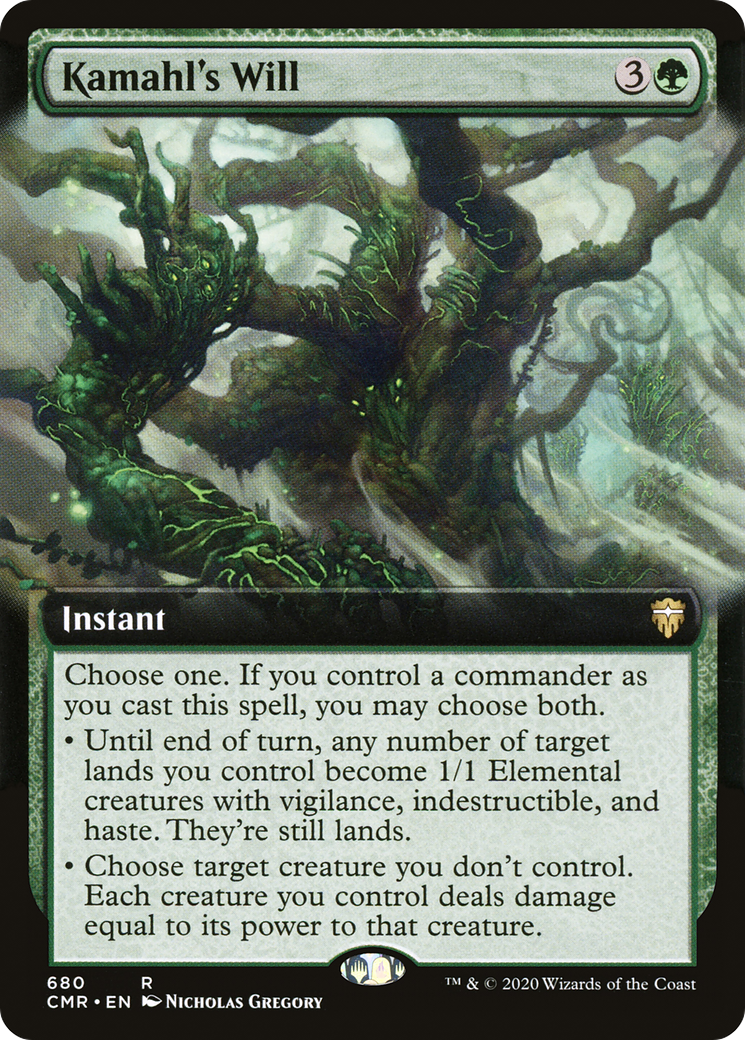 Kamahl's Will (Extended Art) (680) - Commander Legends