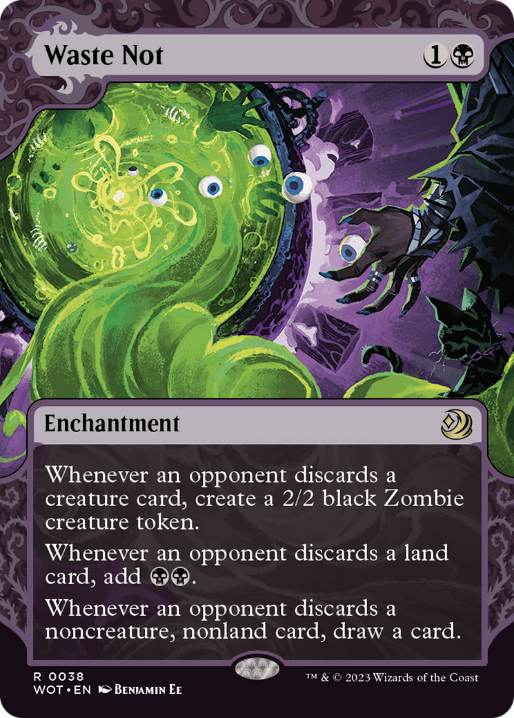 Waste Not (Showcase) (038) Foil - Wilds of Eldraine: Enchanting Tales
