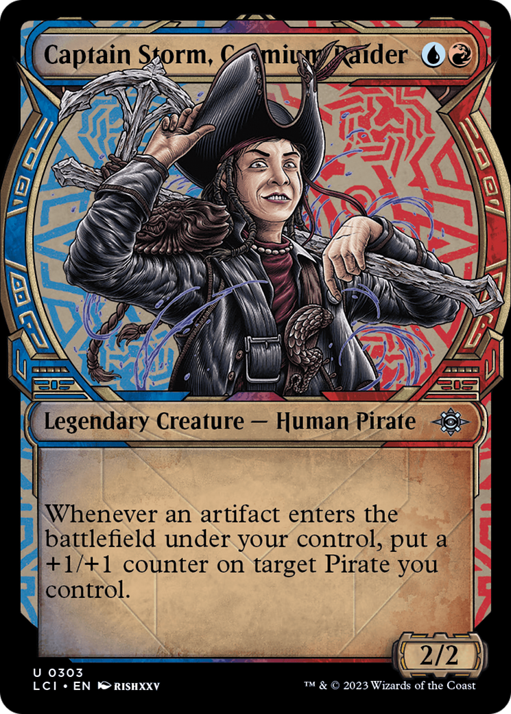 Captain Storm, Cosmium Raider (Showcase) (303) Foil - The Lost Caverns of Ixalan