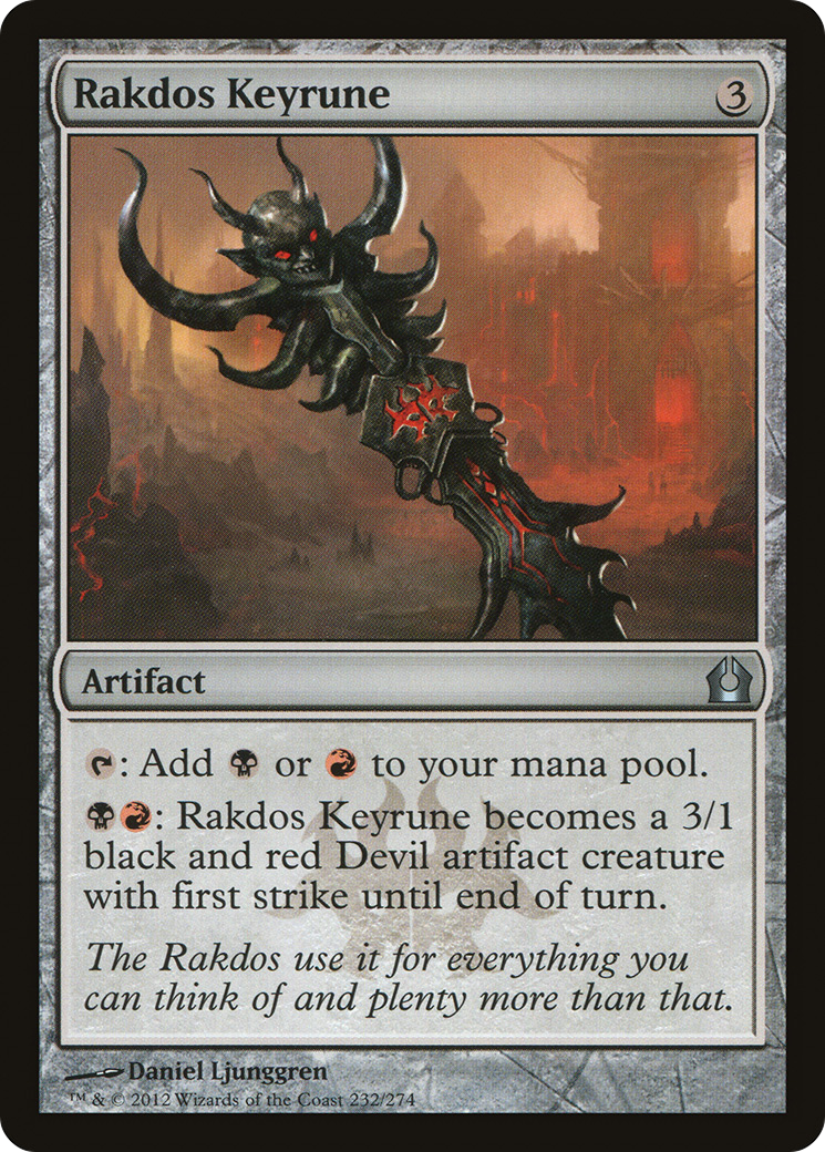 Rakdos Keyrune (232) Foil - Return to Ravnica