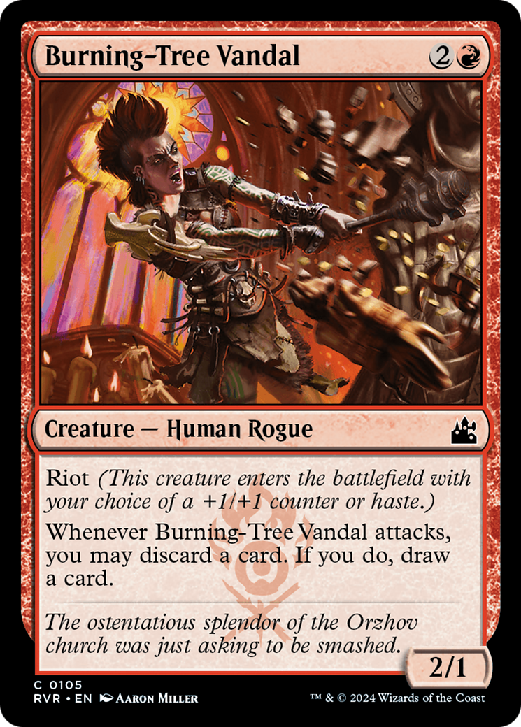 Burning-Tree Vandal (105) - Ravnica Remastered