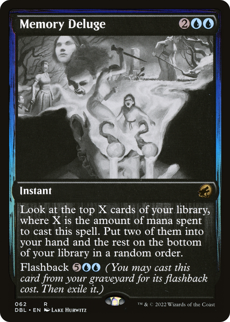 Memory Deluge (062) Foil - Innistrad: Double Feature