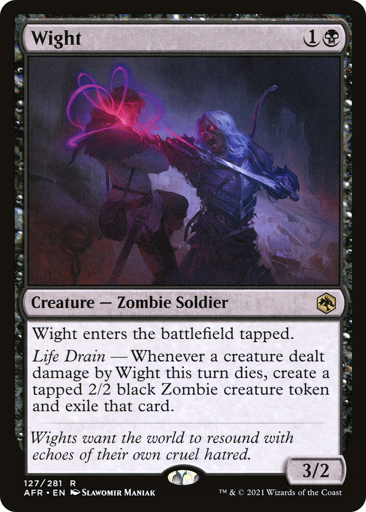 Wight (127) Foil - Adventures in the Forgotten Realms