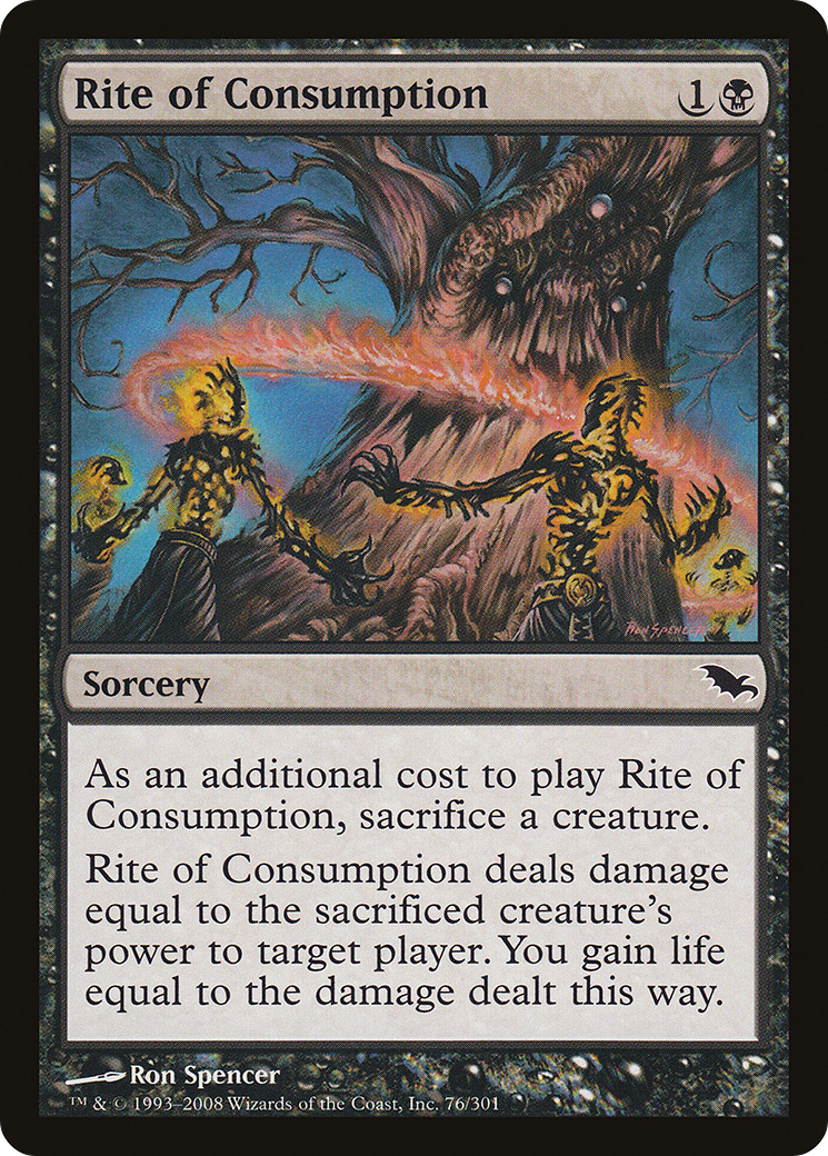 Rite of Consumption (076) Foil - Shadowmoor