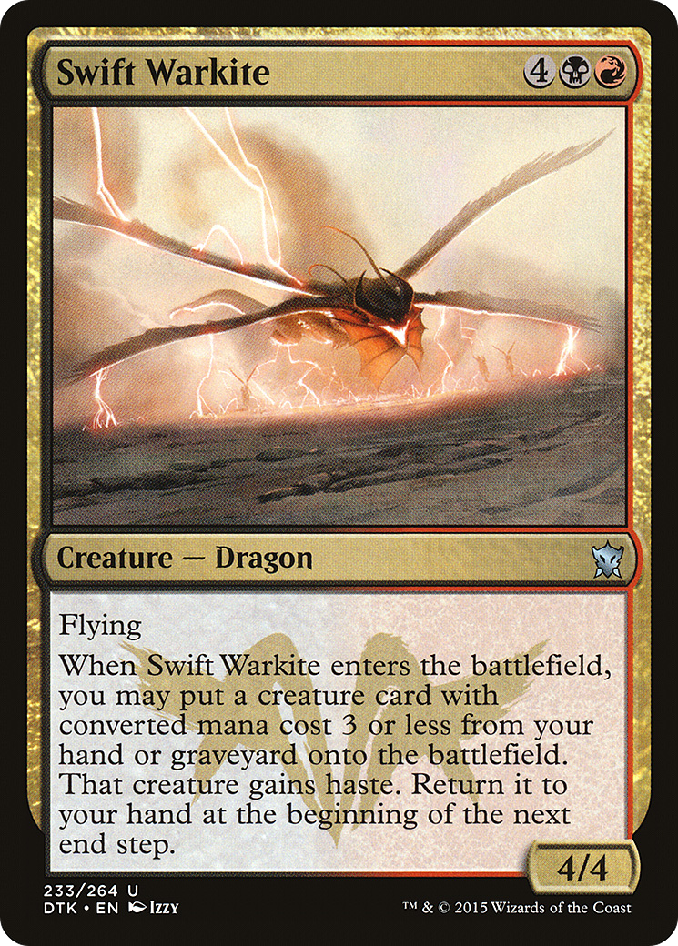 Swift Warkite (233) Foil - Dragons of Tarkir