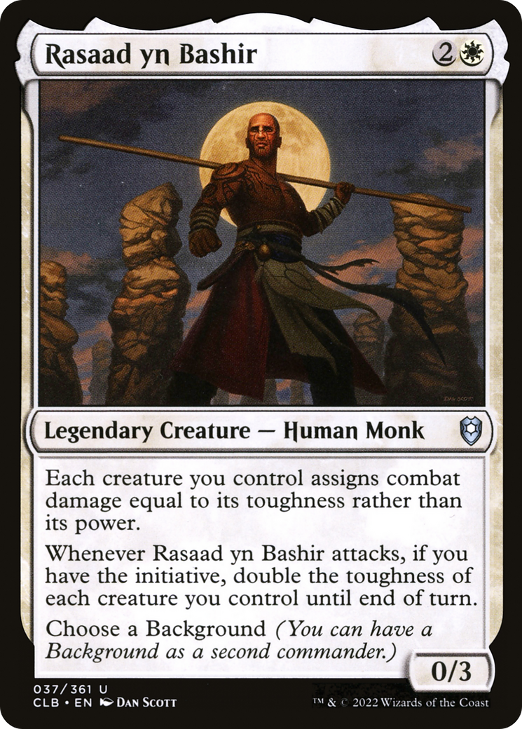 Rasaad yn Bashir (037) Foil - Commander Legends: Battle for Baldur's Gate