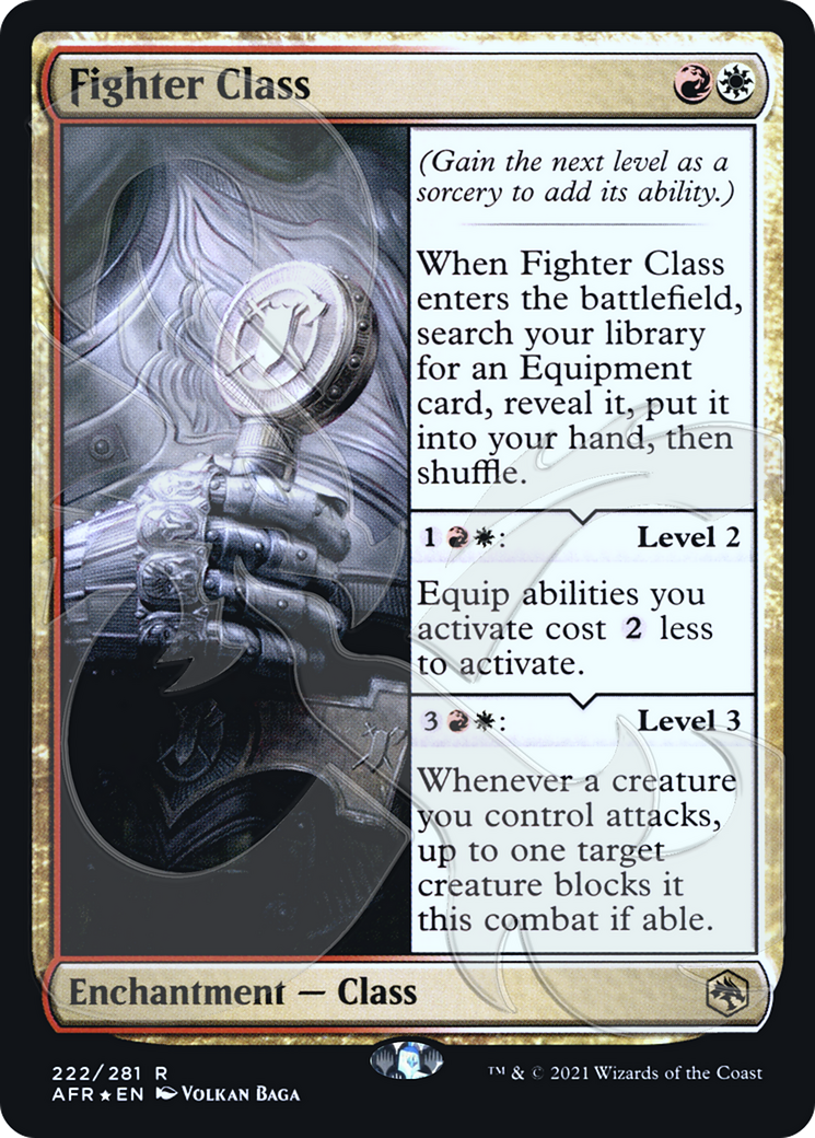 Fighter Class (222) Foil - Adventures in the Forgotten Realms Promos