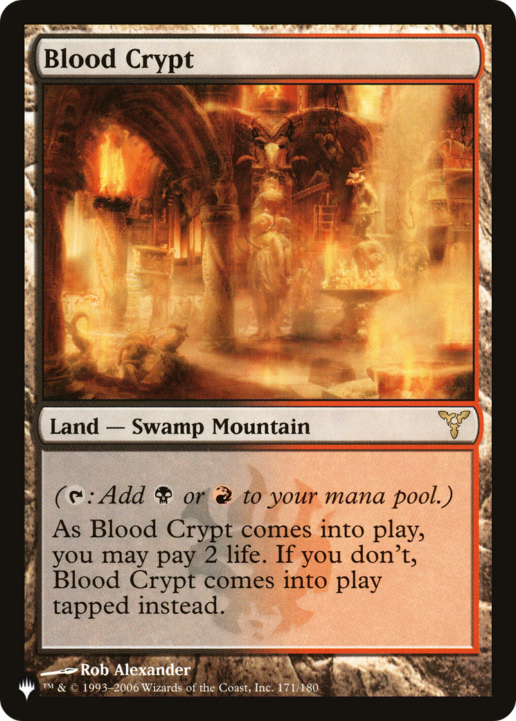 Blood Crypt (DIS-171) - The List