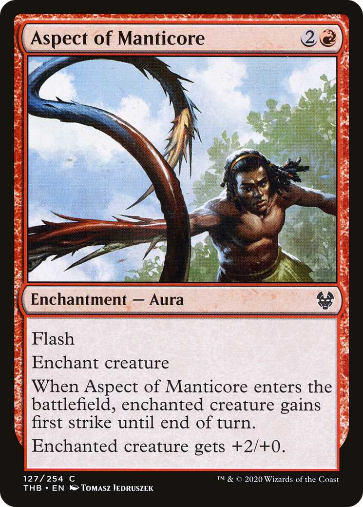 Aspect of Manticore (127) Foil - Theros Beyond Death