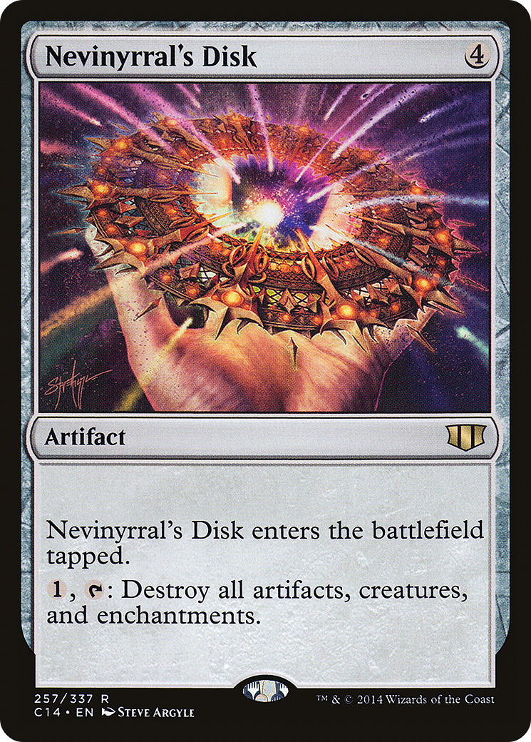 Nevinyrral's Disk (257) - Commander 2014