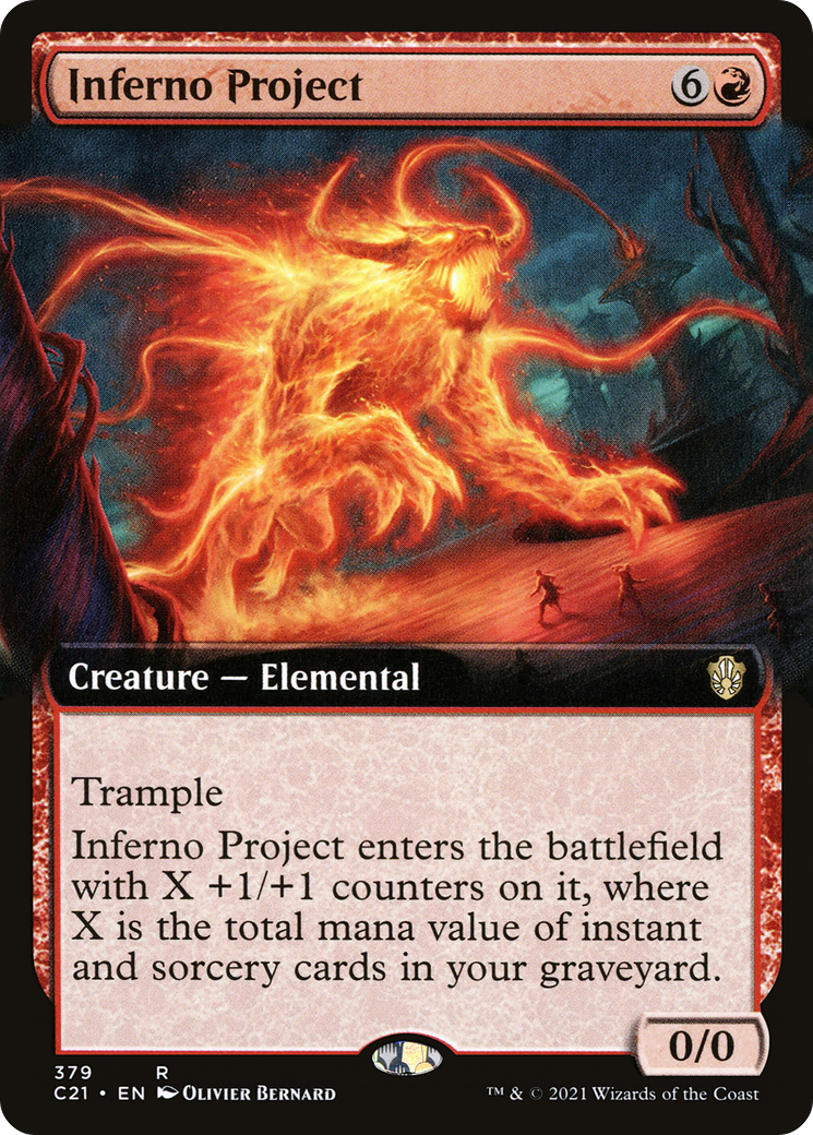 Inferno Project (Extended Art) (379) - Commander 2021