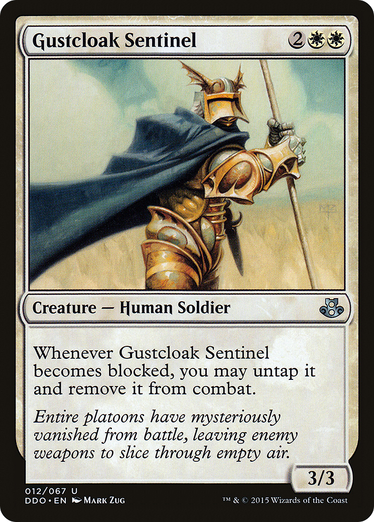 Gustcloak Sentinel (012) - Duel Decks: Elspeth vs. Kiora
