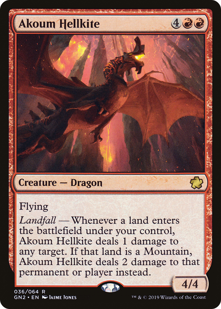 Akoum Hellkite (036) - Game Night 2019