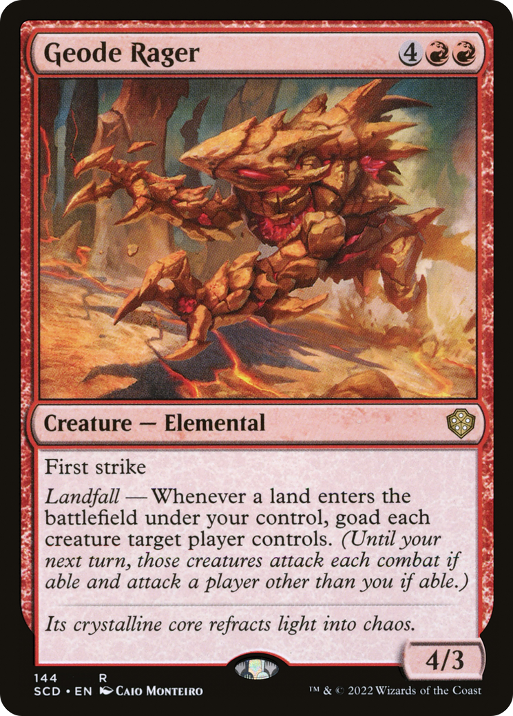 Geode Rager (144) - Starter Commander Decks
