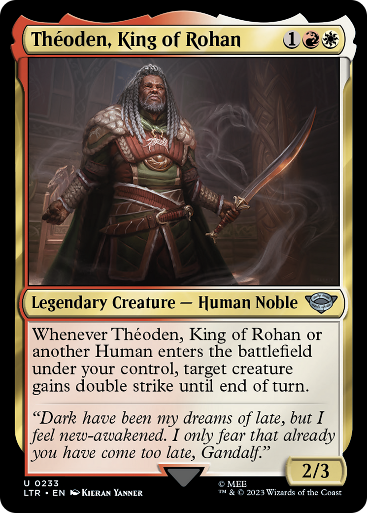 Théoden, King of Rohan (233) Foil - The Lord of the Rings: Tales of Middle-earth