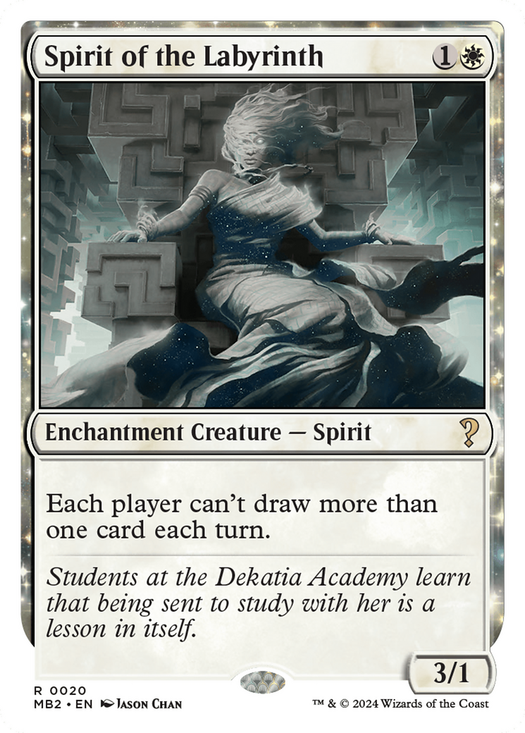 Spirit of the Labyrinth (White Border) (020) - Mystery Booster 2