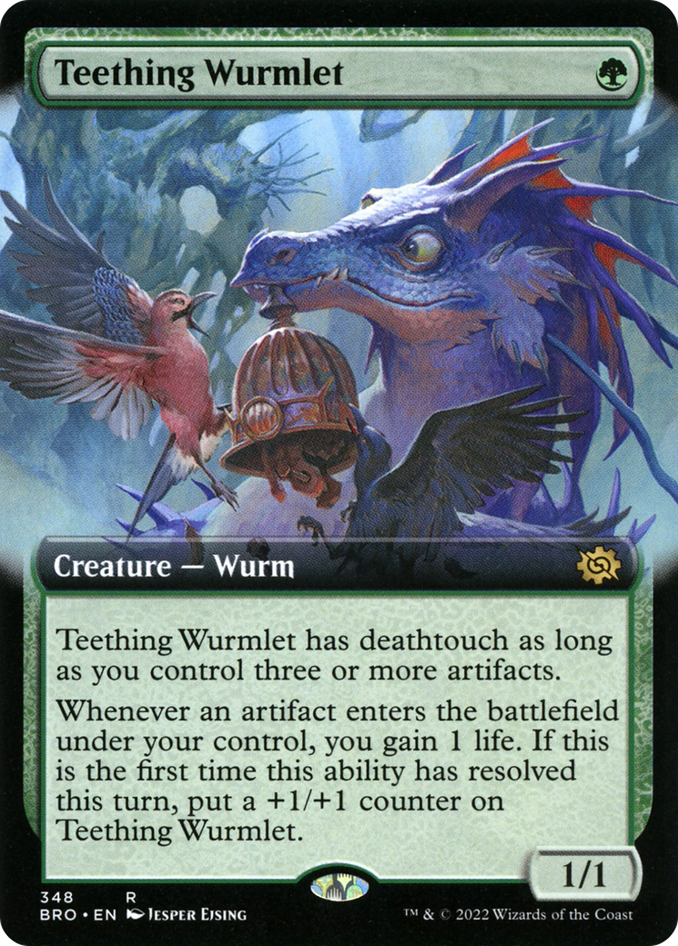 Teething Wurmlet (Extended Art) (348) - The Brothers' War
