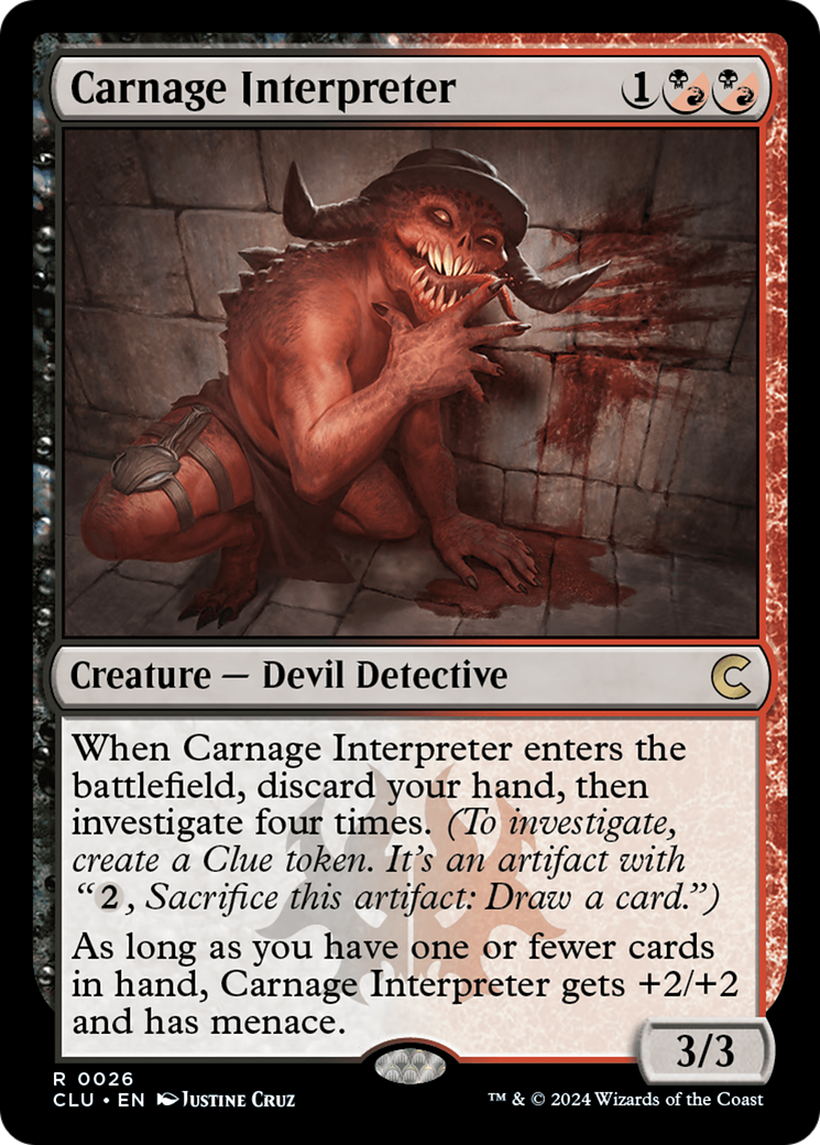 Carnage Interpreter (026) - Ravnica: Clue Edition