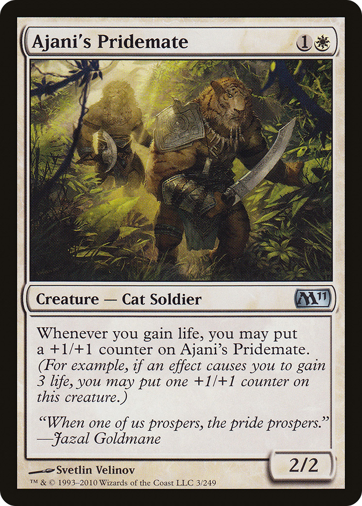 Ajani's Pridemate (003) - Magic 2011