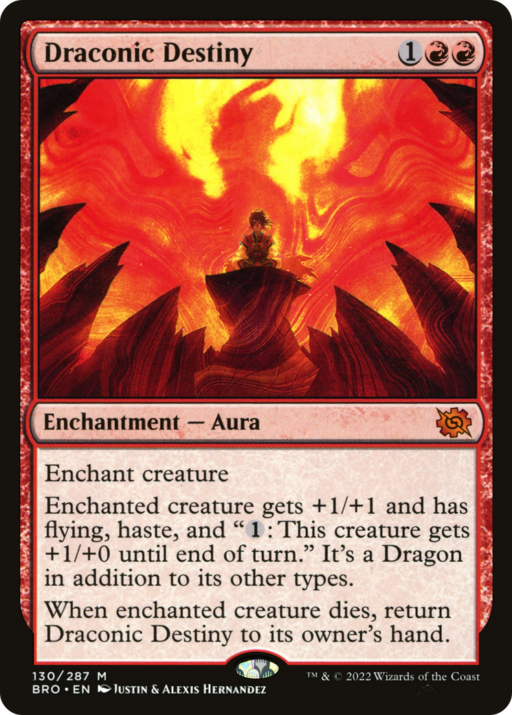 Draconic Destiny (130) Foil - The Brothers' War