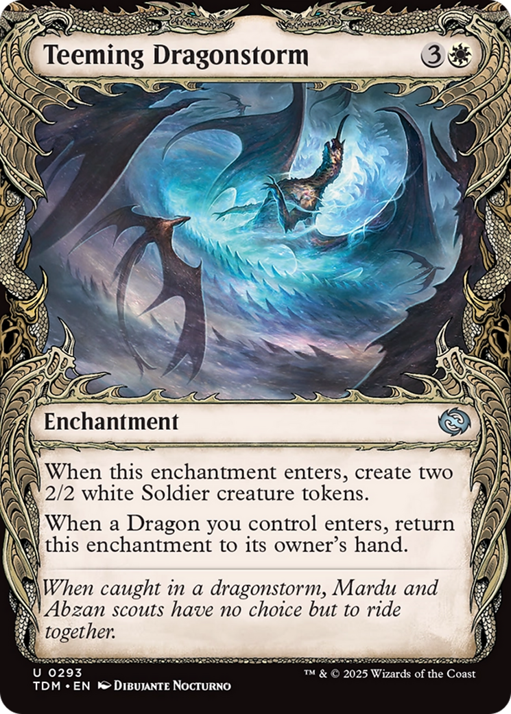 Teeming Dragonstorm (Showcase) (293) - Tarkir: Dragonstorm