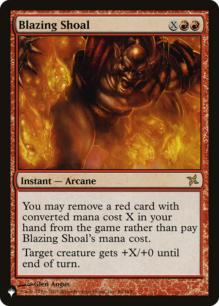 Blazing Shoal (BOK-96) - The List