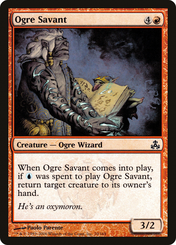 Ogre Savant (070) Foil - Guildpact