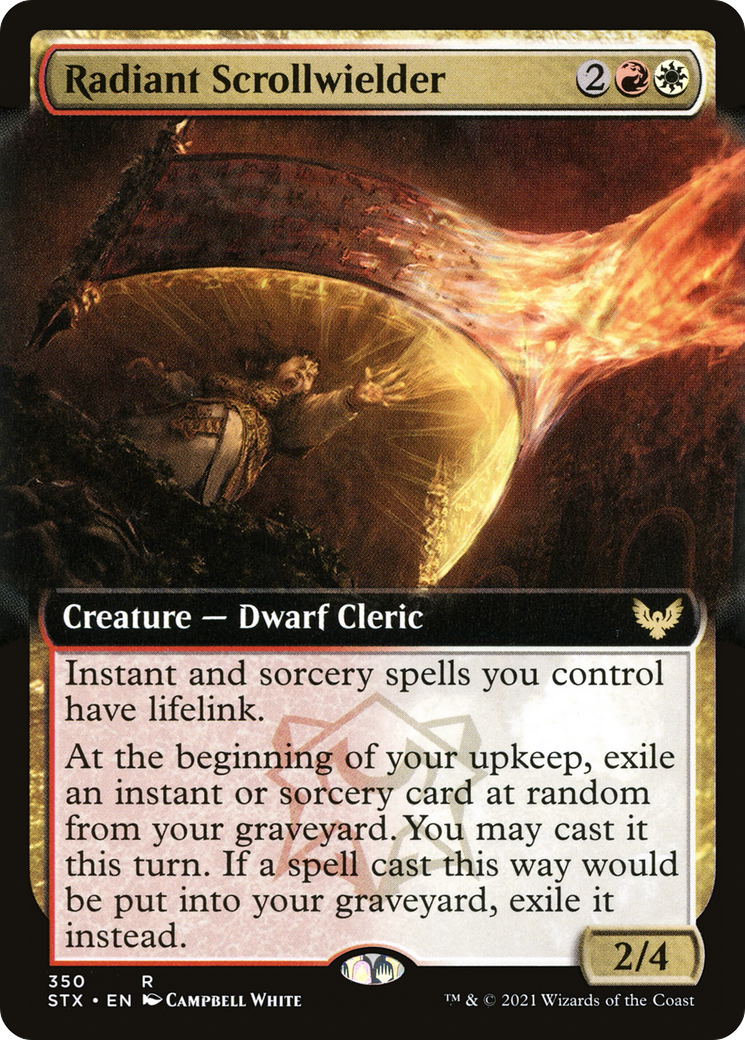 Radiant Scrollwielder (Extended Art) (350) - Strixhaven: School of Mages