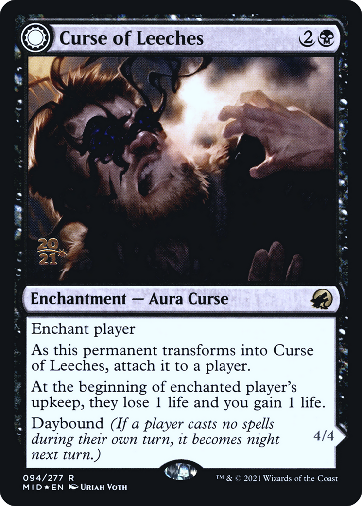 Curse of Leeches (094) Foil - Innistrad: Midnight Hunt Promos