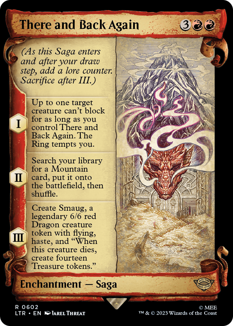 There and Back Again (Showcase Scrolls) (Showcase) (602) Foil - The Lord of the Rings: Tales of Middle-earth