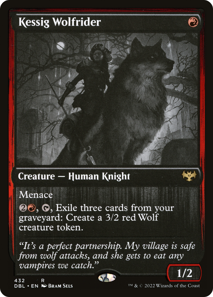 Kessig Wolfrider (432) Foil - Innistrad: Double Feature