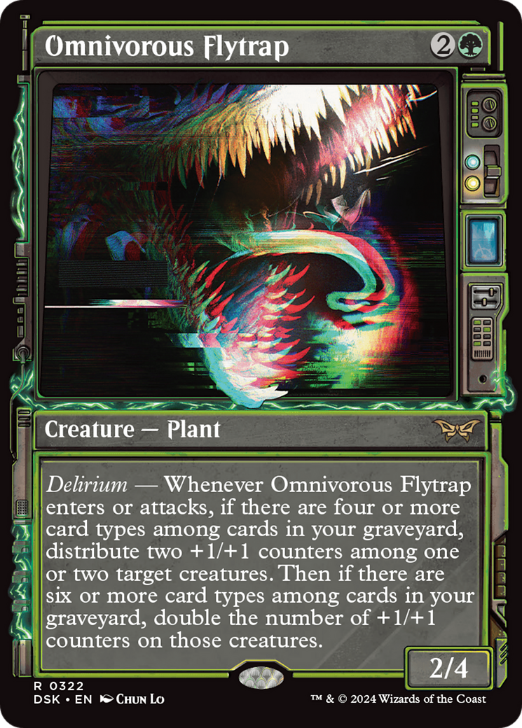 Omnivorous Flytrap (Showcase) (322) Foil - Duskmourn: House of Horror
