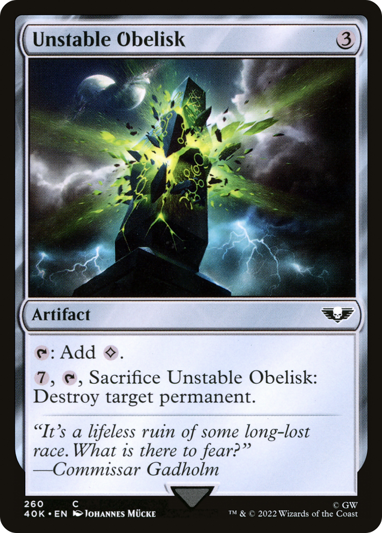 Unstable Obelisk (260) - Warhammer 40,000 Commander
