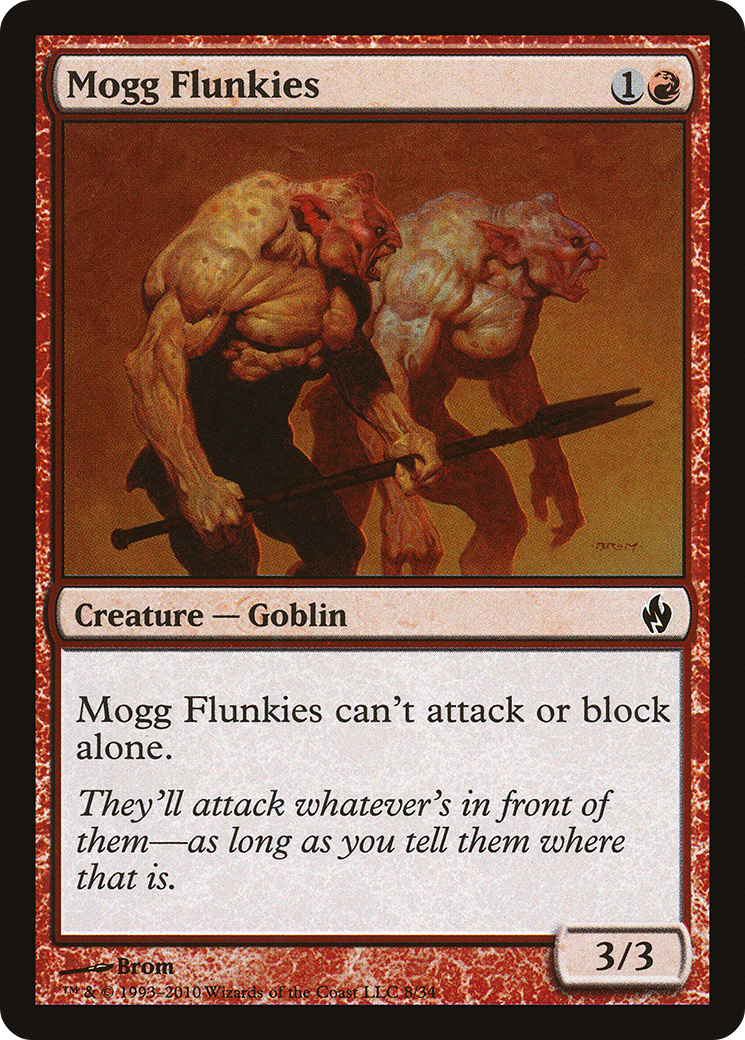 Mogg Flunkies (008) Foil - Premium Deck Series: Fire and Lightning