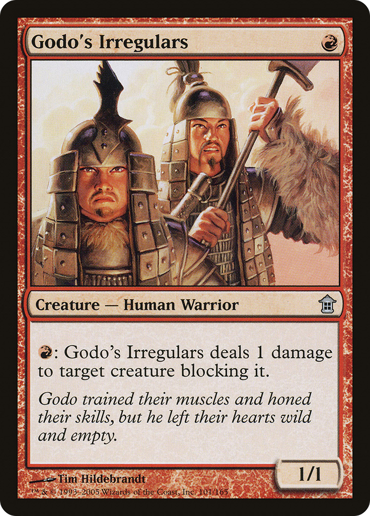 Godo's Irregulars (101) Foil - Saviors of Kamigawa