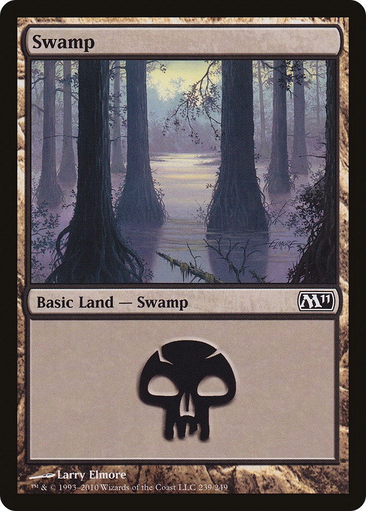 Swamp (239) Foil - Magic 2011