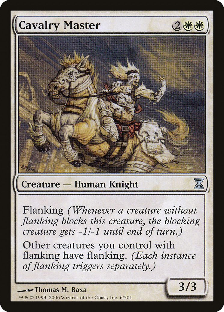 Cavalry Master (006) Foil - Time Spiral