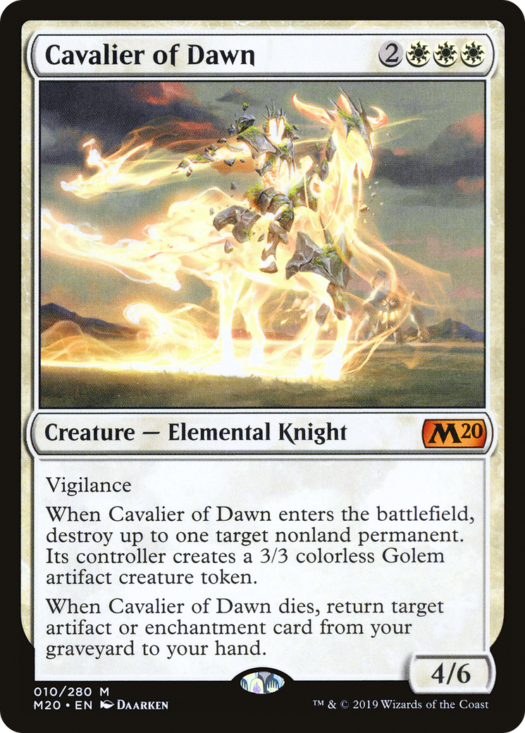 Cavalier of Dawn (010) - Core Set 2020