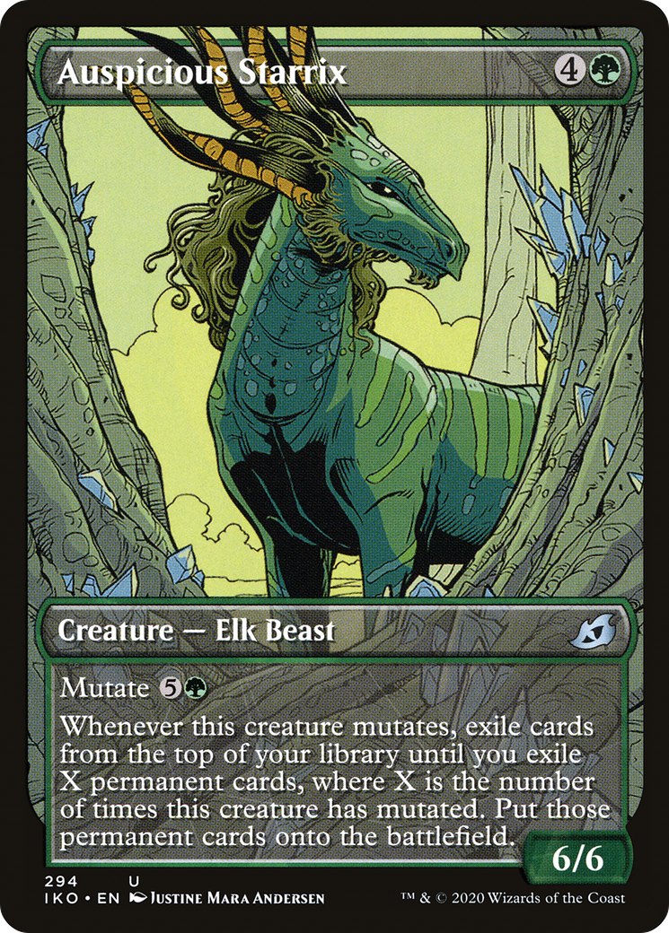Auspicious Starrix (Showcase) (294) Foil - Ikoria: Lair of Behemoths