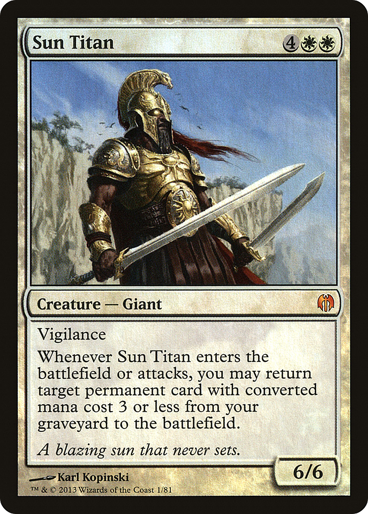 Sun Titan (001) Foil - Duel Decks: Heroes vs. Monsters