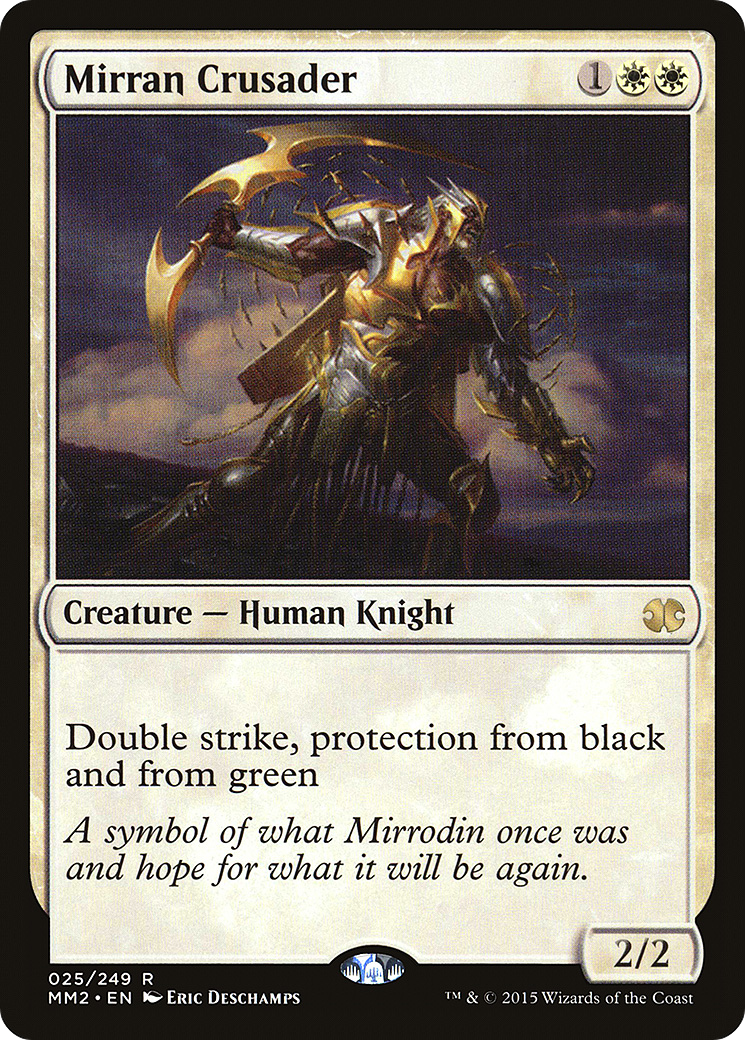 Mirran Crusader (025) Foil - Modern Masters 2015