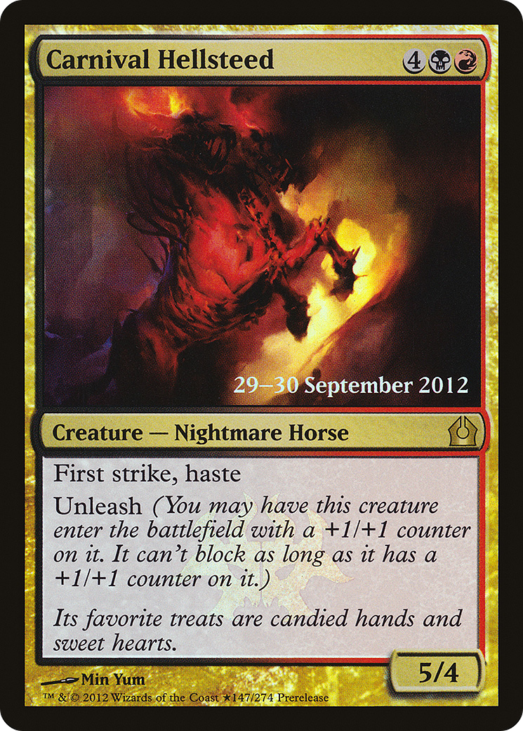 Carnival Hellsteed (147★) Foil - Return to Ravnica Promos