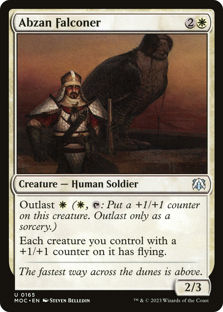 Abzan Falconer (165) - March of the Machine Commander