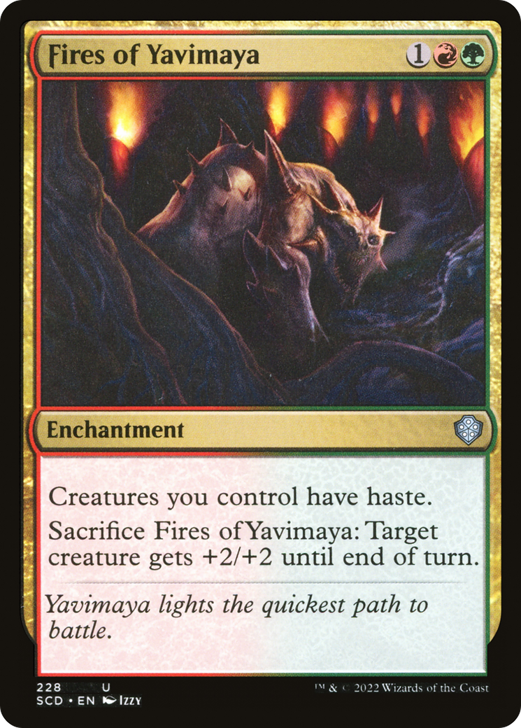 Fires of Yavimaya (228) - Starter Commander Decks