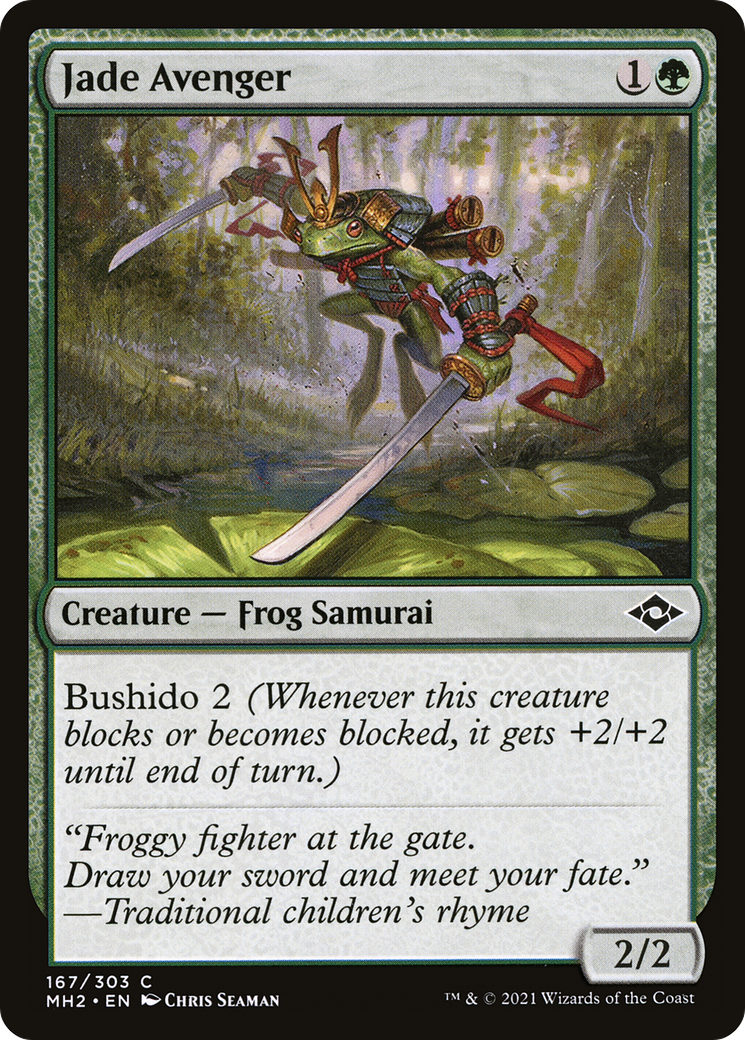 Jade Avenger (167) Foil - Modern Horizons 2