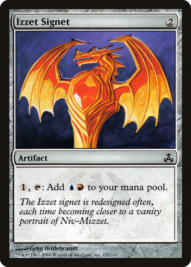 Izzet Signet (152) Foil - Guildpact