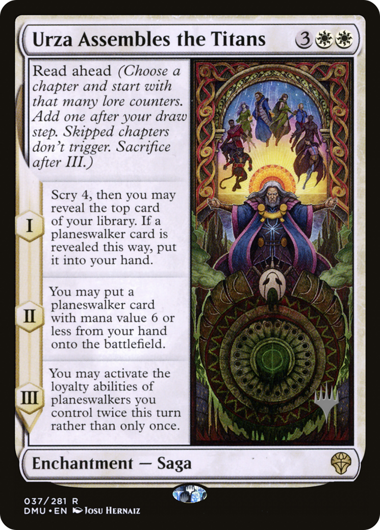 Urza Assembles the Titans (037) - Dominaria United Promos