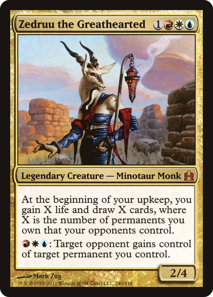 Zedruu the Greathearted (240) - Commander 2011
