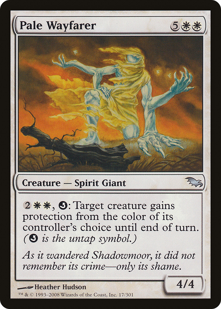 Pale Wayfarer (017) - Shadowmoor